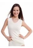 Medima Classic - Damen-Unterhemd (ohne Arm) 40% Angora