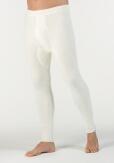 Medima Classic - Herren-Unterhose (lang) 100% Angora - Weiß