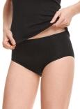 Medima Classic - Damen-Taillenslip 20% Angora - Weiß, Schwarz