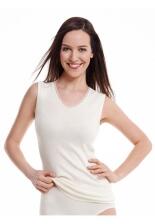 Medima Classic - Damen-Unterhemd (ohne Arm) 40% Angora