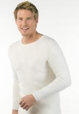 Medima Classic - Herren-Unterhemd (langarm) 100% Angora - Weiß