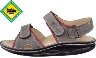 Finn Comfort - Finnamic - Sandale Yuma - Grey/Sandia/BearReno/Nubuk