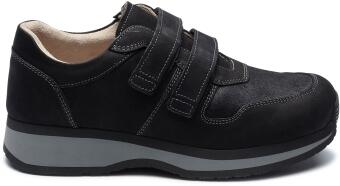 Nimco - Herren-Diabetikerschuhe - Brave Velcro Weite KX / Schwarz